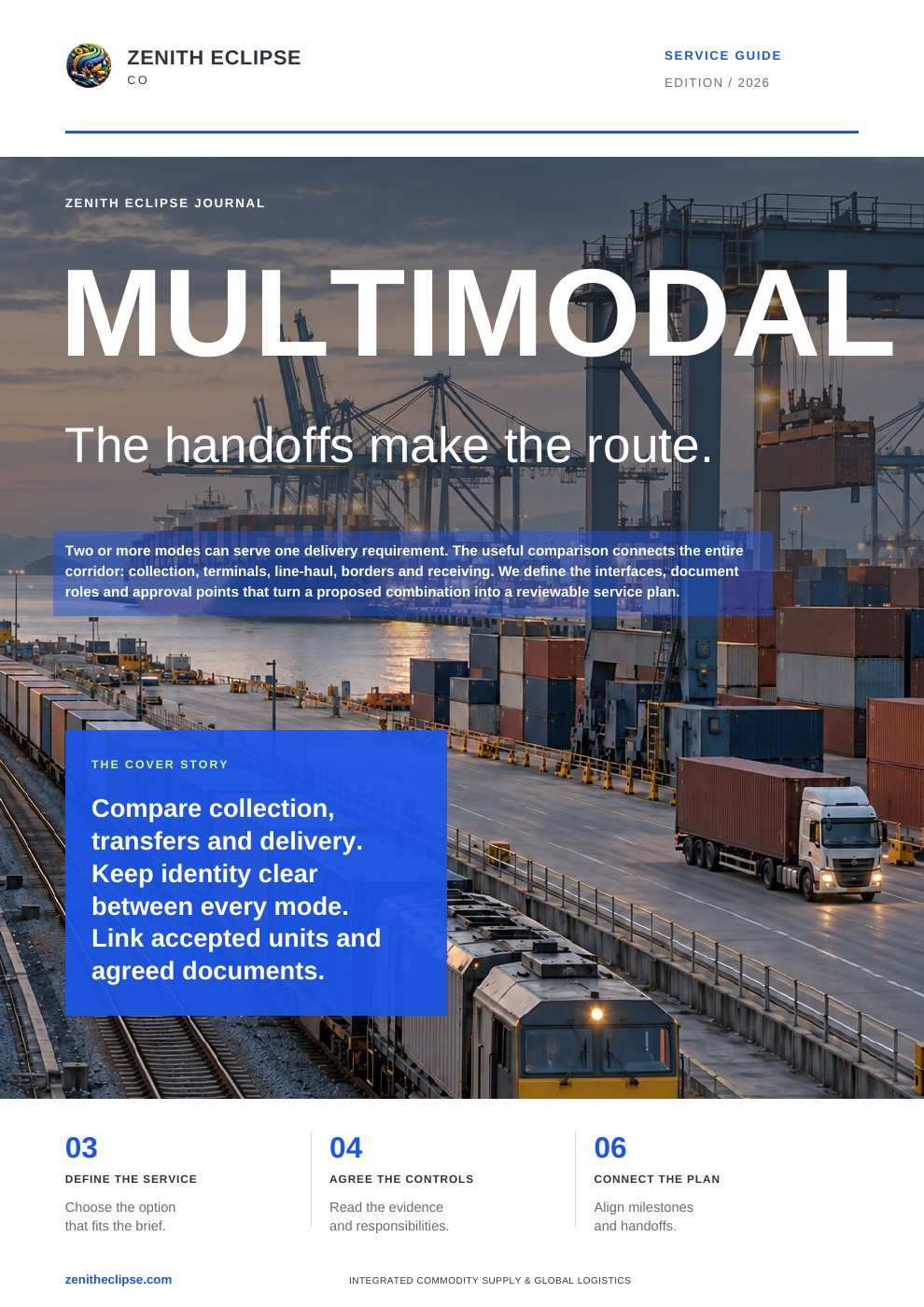 Multimodal: The Handoffs Make the Route. magazine cover