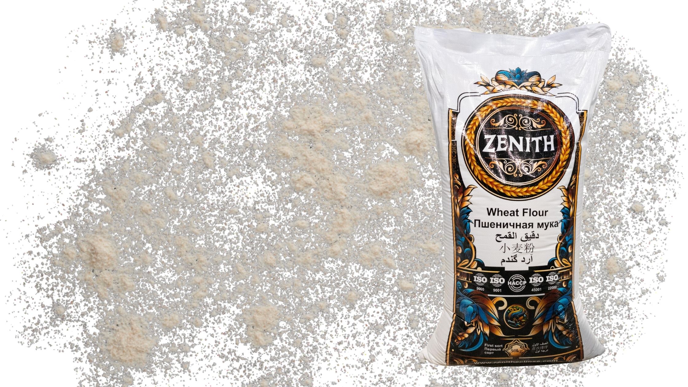 Tarwebloem in bulk, geleverd op basis van toepassing, as, eiwit, glutenprestaties en bestemmingsspecificatie
