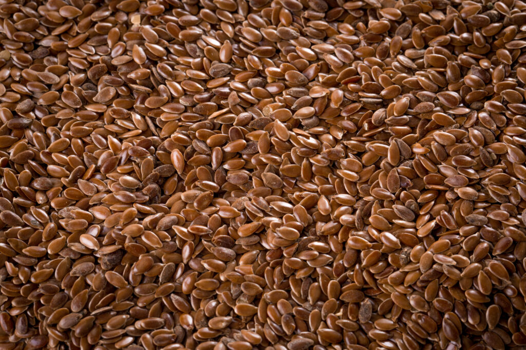 Flaxseed, a natural source of Omega-3s and fiber